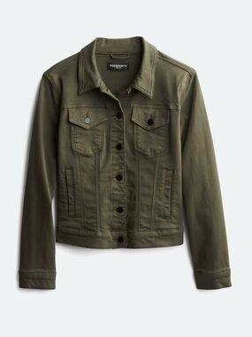 NWOT- XL Prosperity Olive Women’s Denim Jacket